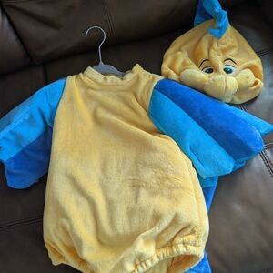 Disney Flounder Costume - Yellow and Blue